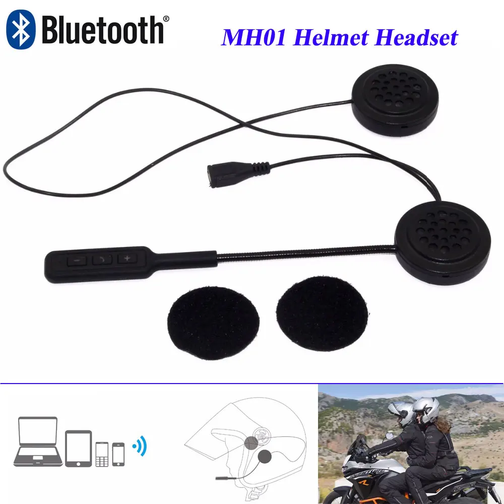 MH01 мотоциклетный шлем гарнитура Bluetooth беспроводной Громкая связь колонки