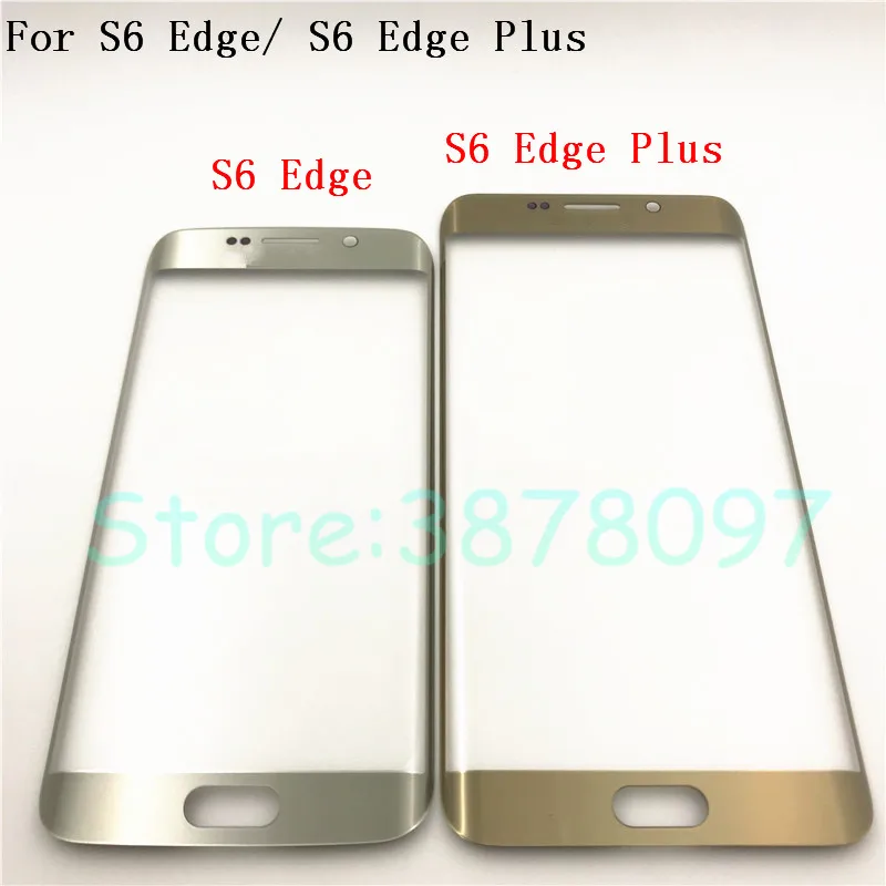 Оригинальная сенсорная панель экрана для замены для samsung Galaxy S6 edge G925 5," /S6 Edge Plus 5,7" передняя внешняя стеклянная линза+ логотип
