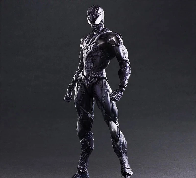 Play Arts Spider Blue Ver Venom PA Secret Wars Peter Parker 27 см ПВХ экшн-фигурка Kai Figure | Игрушки и хобби