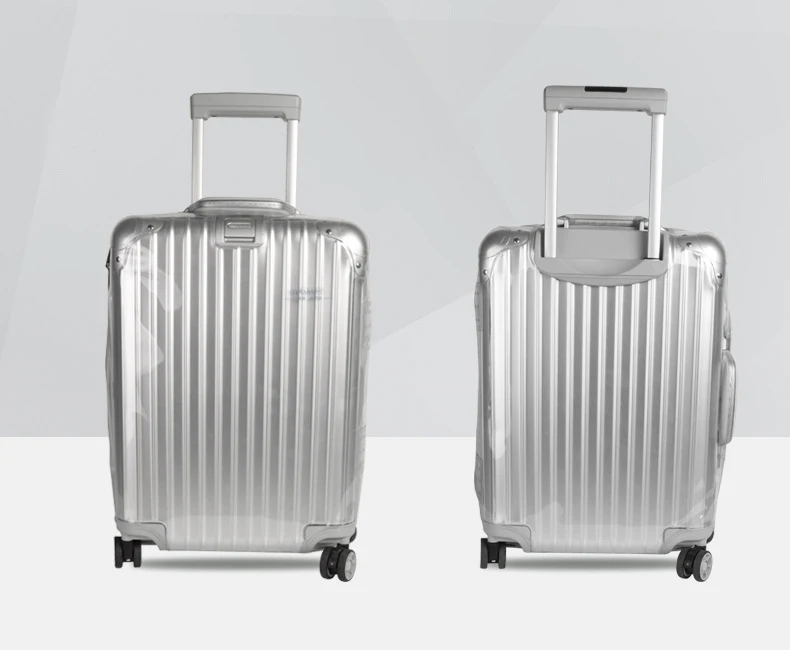ПВХ Чехлы для багажа Rimowa, прозрачный чехол для чемодана на молнии, прозрачный защитный чехол для багажа, органайзер, аксессуары для путешествий