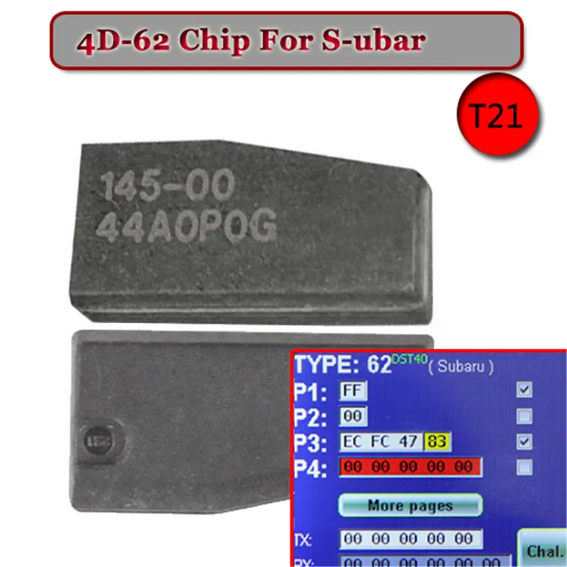 (5 шт./лот) ID 4D 62 (T21) чип транспондера для S юбару|chip|chip transponder |