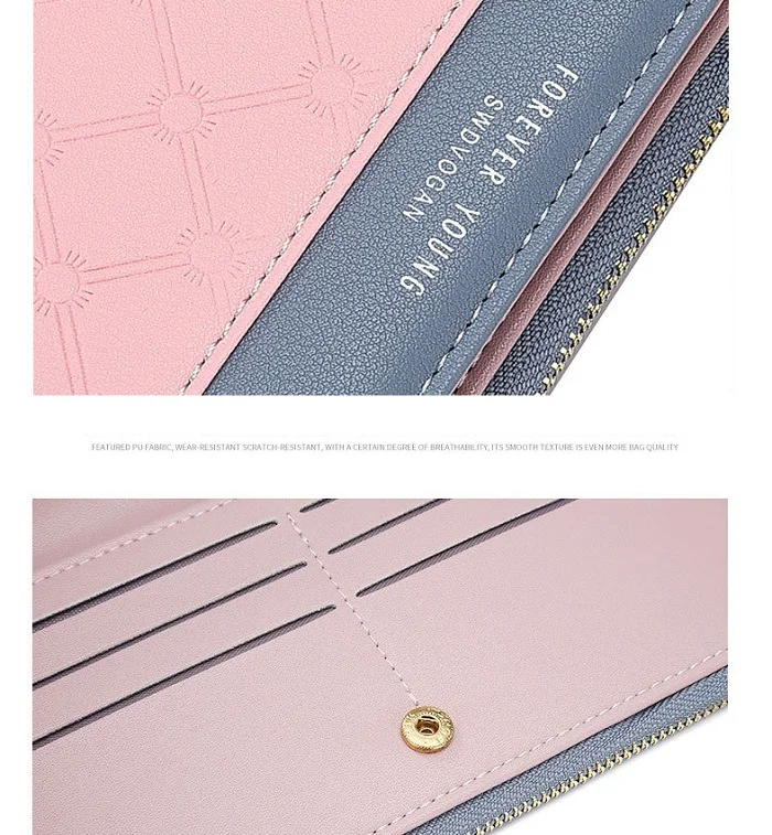 Miyahouse Классический женский кошелек из искусственной кожи, простой цветной Кошелек для монет, женский модный держатель для карт, Длинный кошелек с кисточкой
