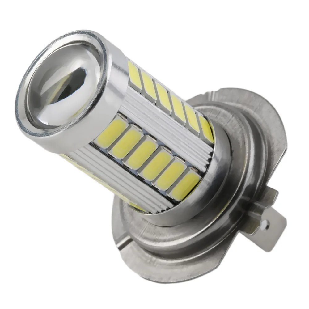 1Piece H7 Super Bright White 5630 SMD 33 LED Auto Car Fog Driving Light Lamp Bulb Led Headlight Hot Sell | Автомобили и мотоциклы