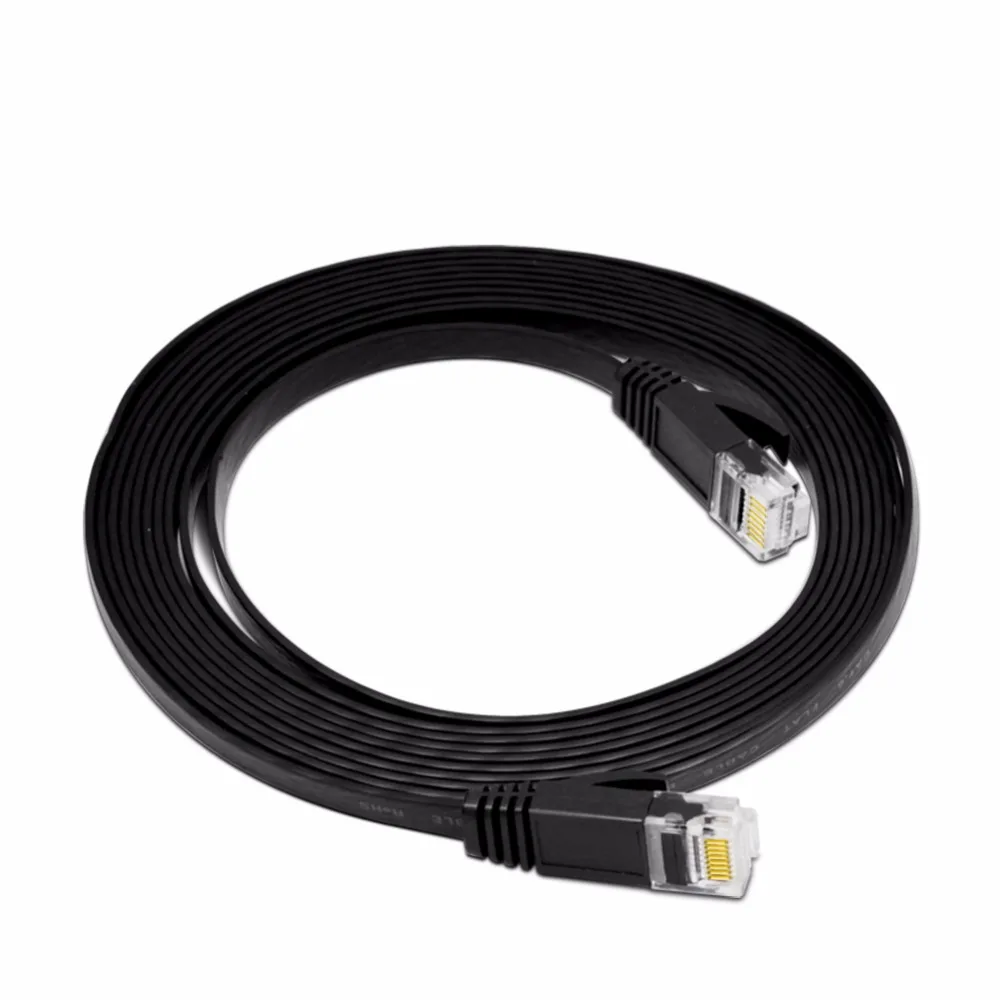 CNCOB Cat6 гигабитный Ethernet кабель плоский интернет стандарт домашний