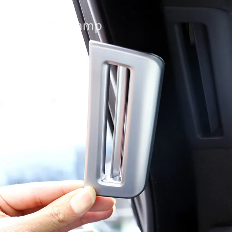 Для Land Rover Range Velar 2017 2018 ABS Матовая Внутренняя Передняя вентиляционная розетка