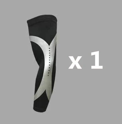 1 piece Black Компрессионная манжета на руку Спортивная безопасность Баскетбол Локоть Поддержка руки грелка волейбол локоть защита фитнес-защита крышка - Цвет: 1 piece Black
