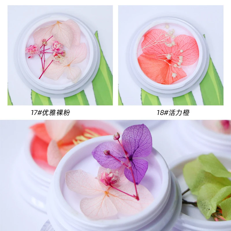 Natural Nail Dried Flowers Decoration Mix Dry Flower And Leaf Decor 3D Nail Art Designs Gypsophila Manicure Accessories