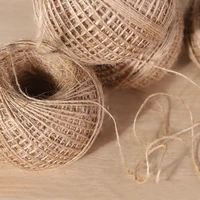 natural 100m jute twine rope linen twine rustic string cord rope diy burlap string rope party wedding gift wrapping cords thread