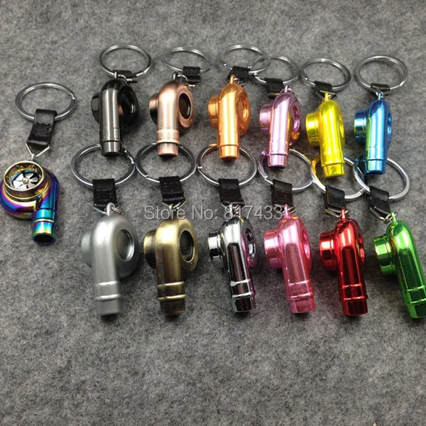 Настоящий Турбокомпрессор со свистком подшипник спиннинга брелок для