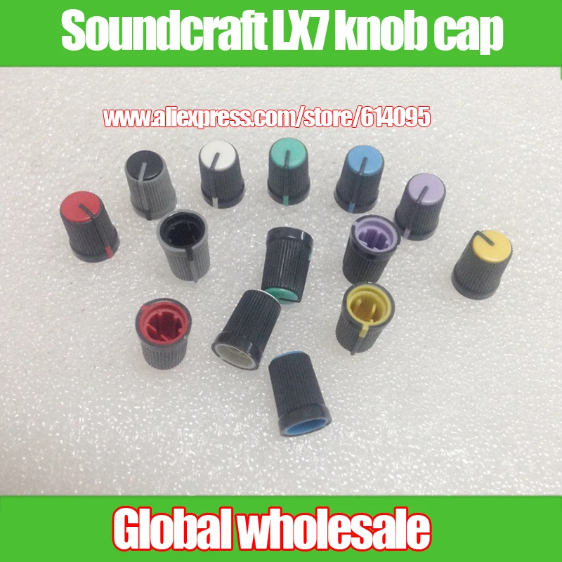 7 шт. смесительный потенциометр Soundcraft LX7 колпачок ручка переключателя D отверстие