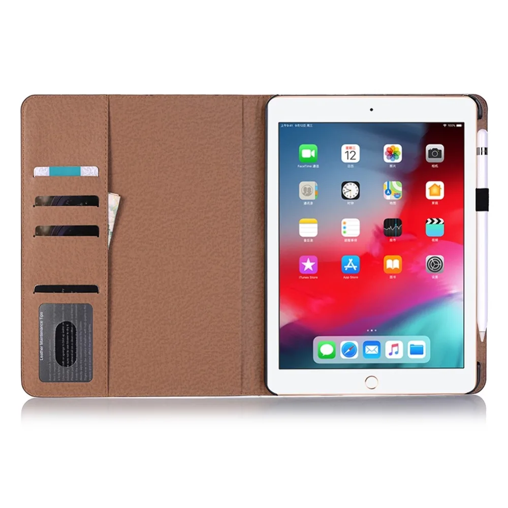 Чехол для iPad Pro 11 Book деловой чехол из искусственной кожи с откидной подставкой