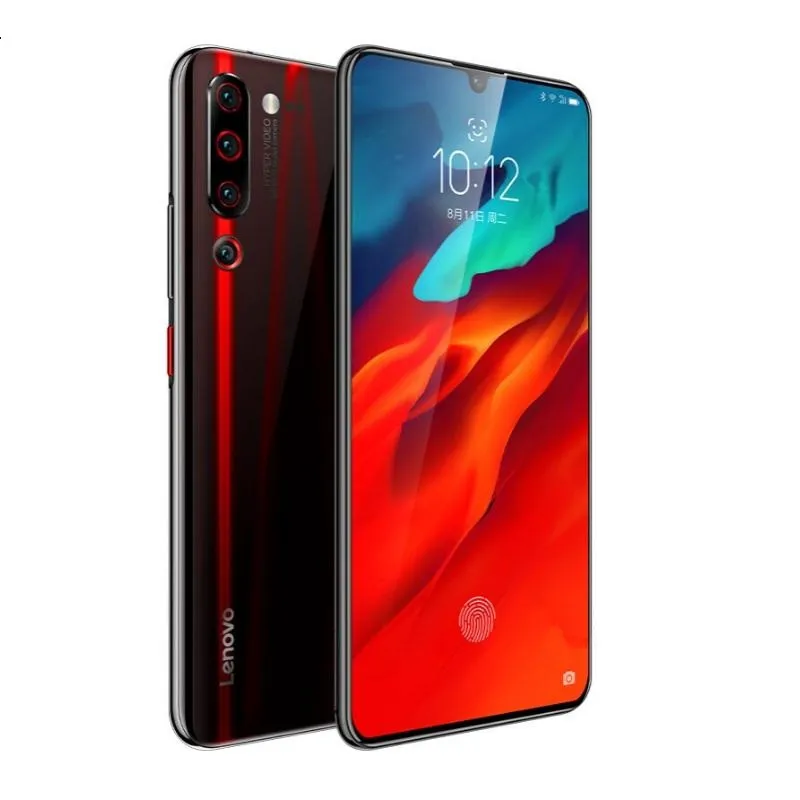 Lenovo Z6 Pro с глобальной ПЗУ, 8 ГБ, 128 ГБ, Восьмиядерный процессор Snapdragon 855, дисплей 6,39 дюйма, 1080 P, сканер отпечатков пальцев, смартфон, задняя камера 48 МП, четыре камеры