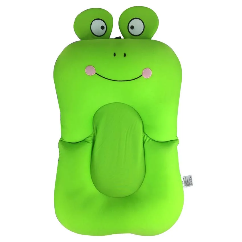 Green Smile Frog Складная детская ванна/кровать/коврик Ванна стул/полка детские Душ сетки Новорожденный ребенок ванна сиденье Младенческая Ванна аксессуар для поддержки в ванне - Цвет: Green Smile Frog