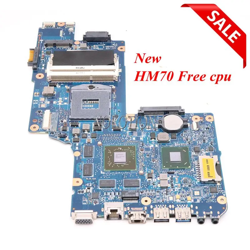 NOKOTION Новый H000052620 для Toshiba Satellite C850 L850 Материнская плата ноутбука HM70 SJTNV HD 7610 M