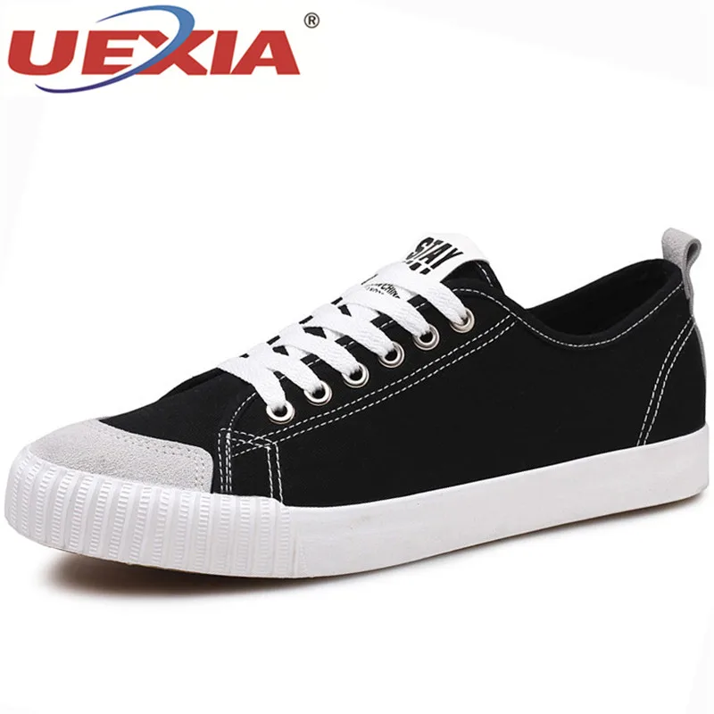 UEXIA Fashion Autumn Leather Casual Shoes Men Antiskid Lace-up Male British Young Student Wear-resisting Footwear | Обувь