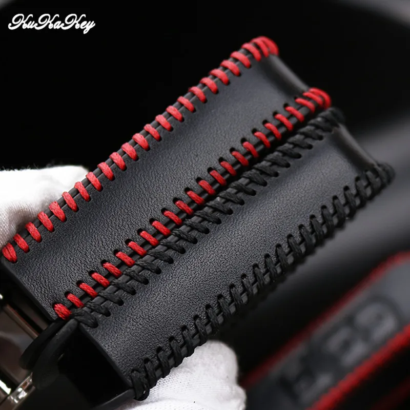 Leather Car Key Case Cover For Mazda 2 3 6 Axela Atenza CX-5 CX5 CX-7 CX-9 2014 2015 2016 2017 2&amp3 button Remote Holder Bag | Автомобили