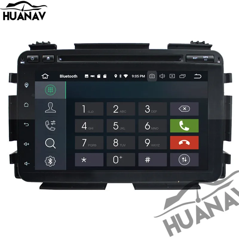 Мультимедийный проигрыватель HUANVA Android 8 0 DVD-плеер с GPS-навигацией для Honda HRV VEZEL 2015