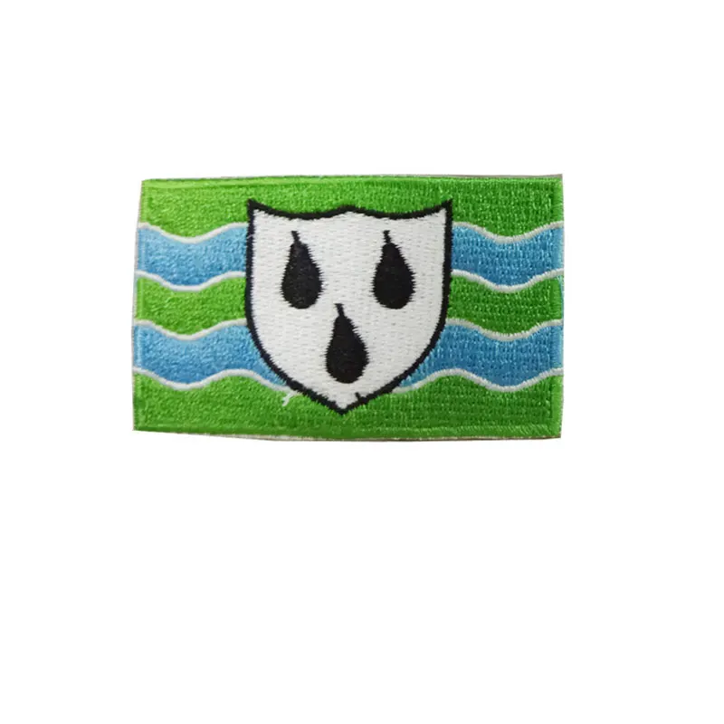 6 шт./компл. нашивки с изображением флага военные значки вышивкой железные Значки