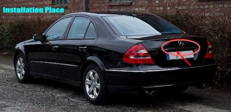 Для Mercedes Benz E W211 E280 E300 E320 E55 E63/Автомобильная камера заднего вида/RCA и экран совместимы