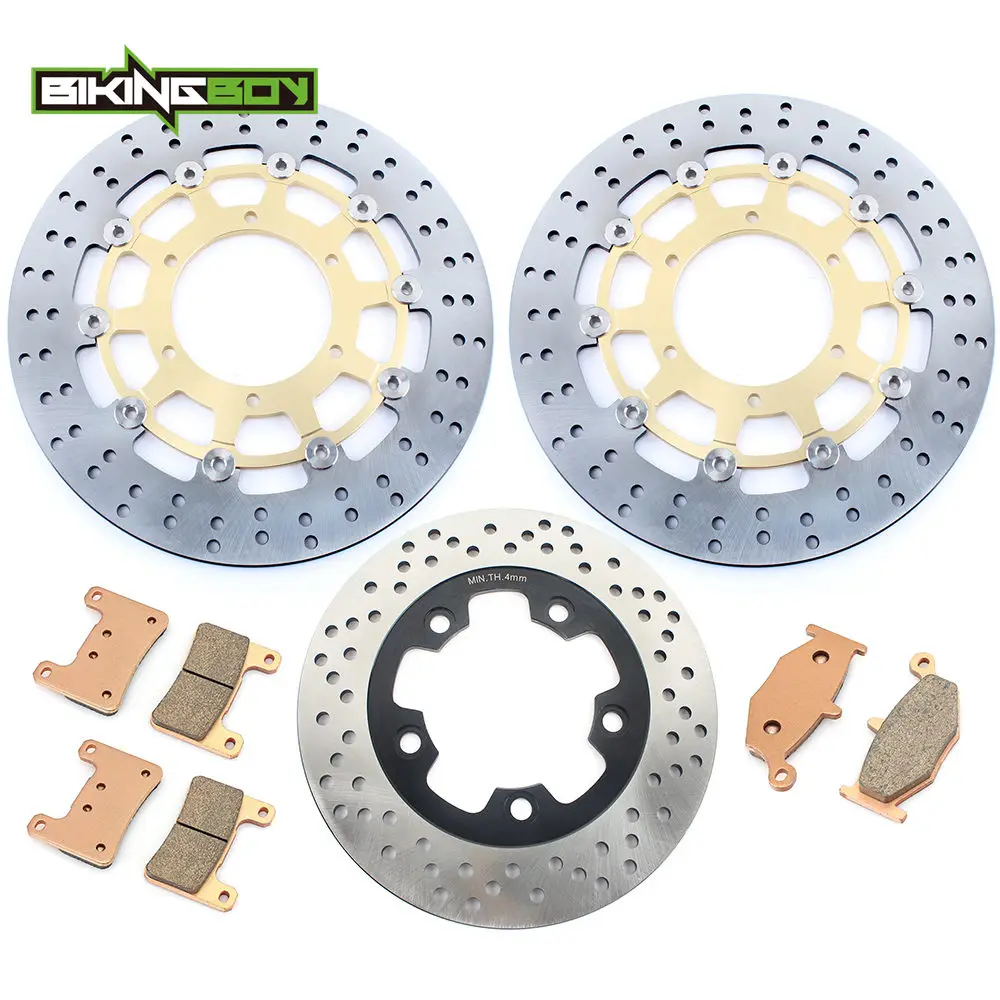 

BIKINGBOY For Suzuki GSXR 600 08 09 10 GSX-R 750 K8 K9 L0 Front Rear Brake Discs Rotors Disks Pads Motorcycle 310mm 220mm Set