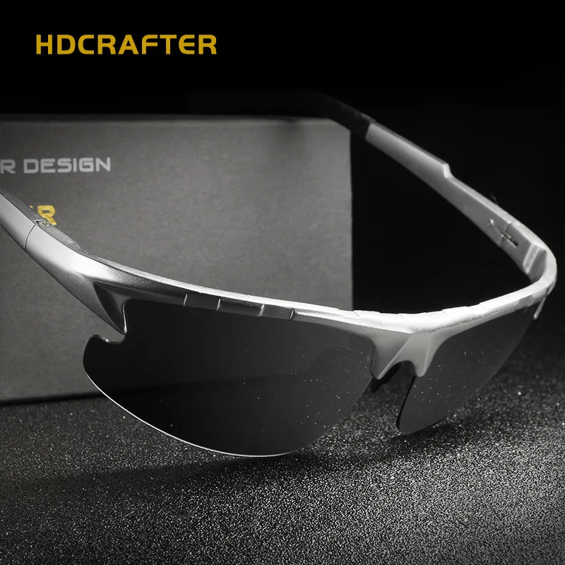 Поляризованные солнцезащитные очки из алюминиево магниевого сплава для мужчин