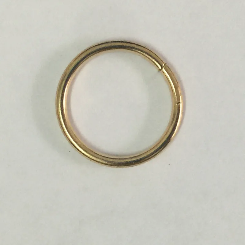 

50pcs/Lot 15MM O Rings Round Buckle Gold/Silver Tone for Webbing Buckles Connect Strapping Belt Purse Bags Craft DIY