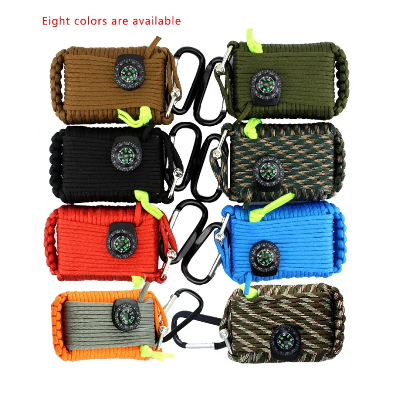 20 шт. набор для выживания на природе SOS аварийный аксессуар сумка комплект в поле