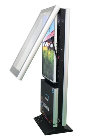 WIFI lcd реклама ТВ экраны цифровой Тотем с двойным экраном вывески дисплей CCTV