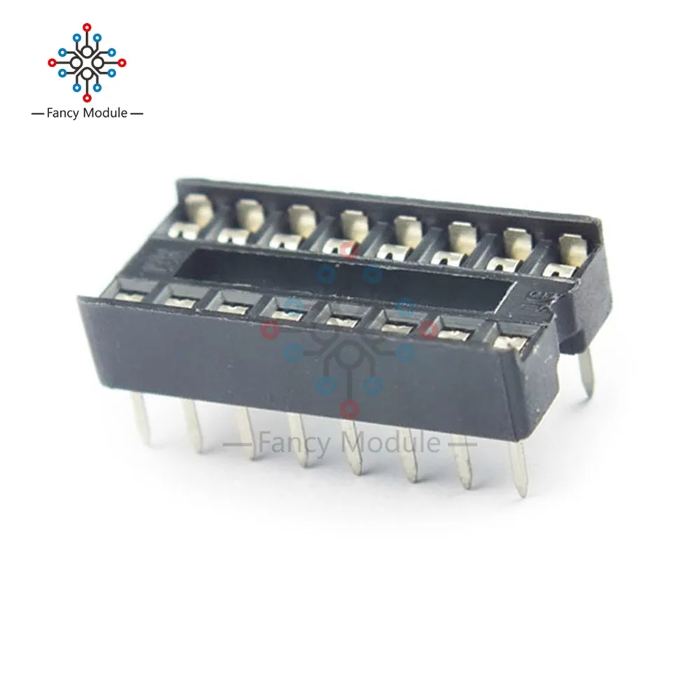 10 шт. черные 16 контактные переходники для ИС|socket adaptor|socket dipsocket ic |