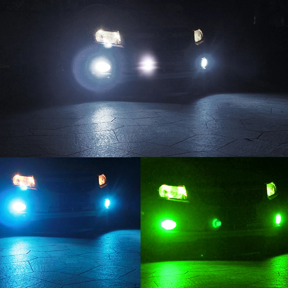YzzYzz H11 H7 светодиодный автомобильный противотуманный фонарь H1 H3 H10 9005 HB3 9006 HB4 PSX24W 12V