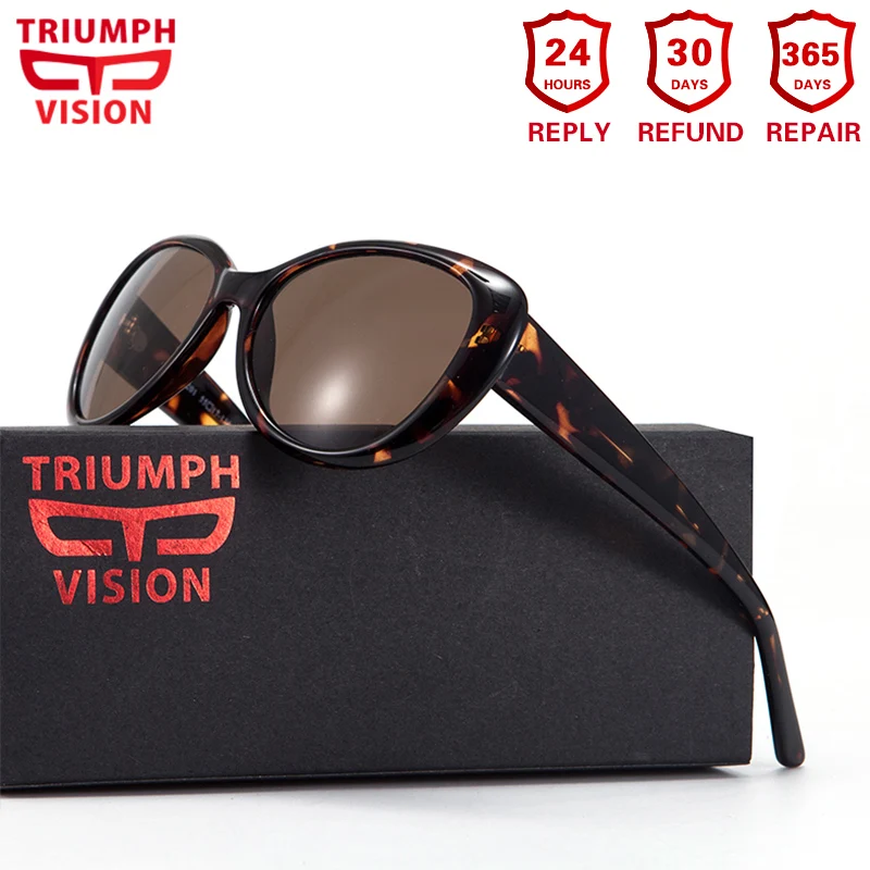 Очки солнцезащитные TRIUMPH VISION женские оптические при близорукости по рецепту|oculos