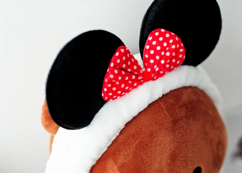 Disney мультфильм Микки Маус Детская повязка на голову кукла лук наголовный обруч аксессуары головной убор девочка ребенок подарок на день рождения косметическое средство для волос кольцо