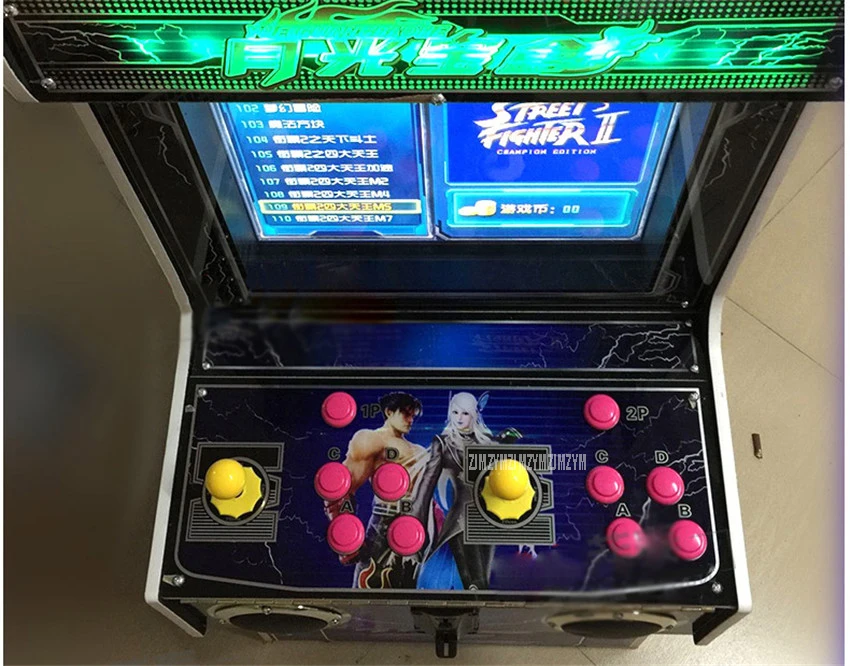 Аркадная игровая консоль 1" lcd 800/900 игры электрическая уличная аркадная Боевая коробка машина полный Sanwa Джойстик Кнопка монета управляемая
