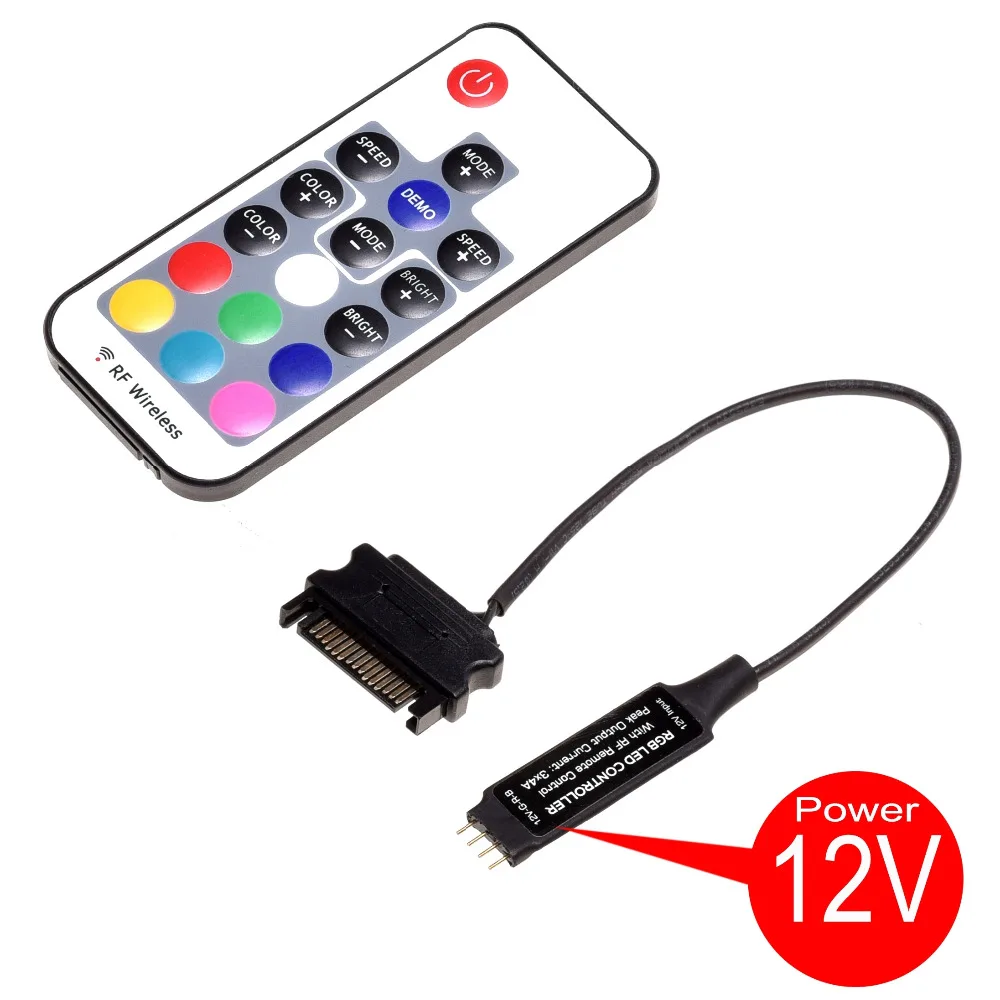 Набор для контроля RGB 12 В контроллер дистанционного управления питание SATA