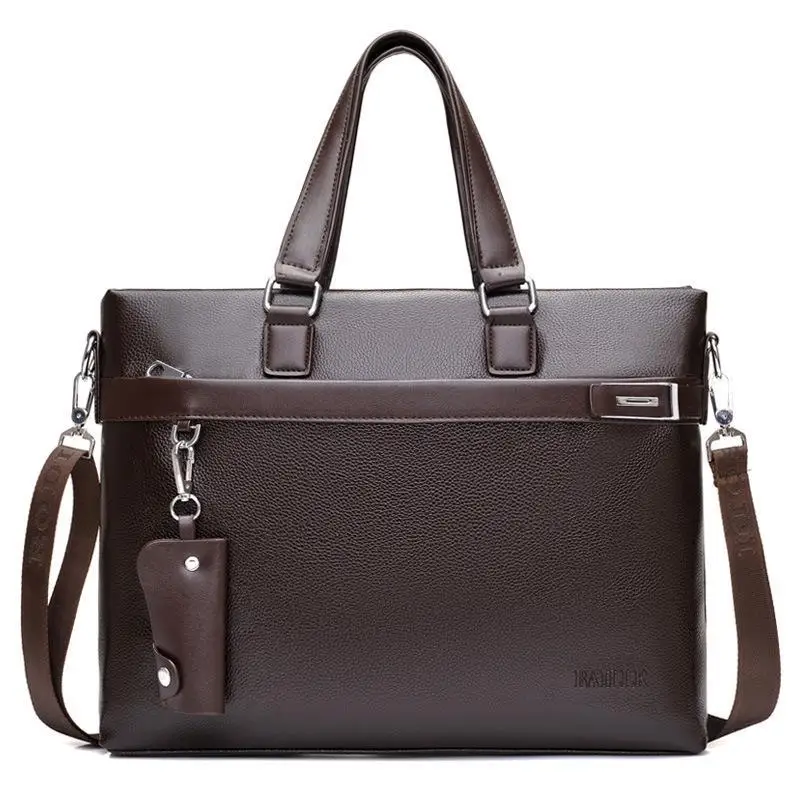 2018 New Luxury Brand Pu Leather Men Handbag Classic Designer Man Crossbody Shoulder Bag Casual Messenger A4 Briefcase | Багаж и сумки