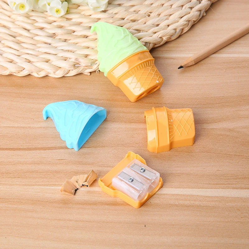 2 шт. Милая точилка для мороженого Kawaii Канцелярские товары Papeleria детские подарки
