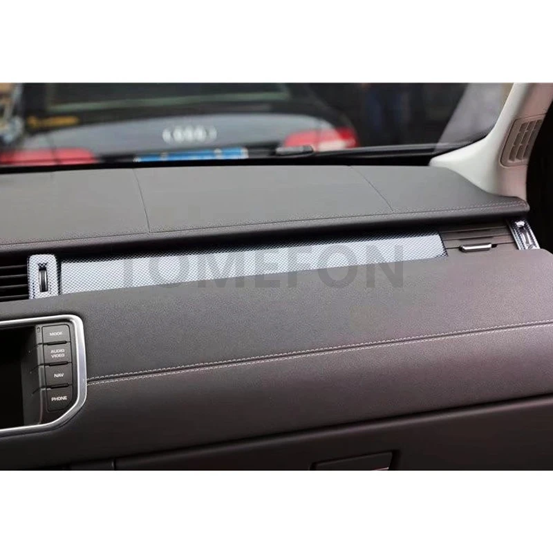TOMEFON для Range Rover Evoque до ABS углеродное волокно деревянная краска внутренняя Передняя средняя боковая панель вентиляционное отверстие отделка 5 шт