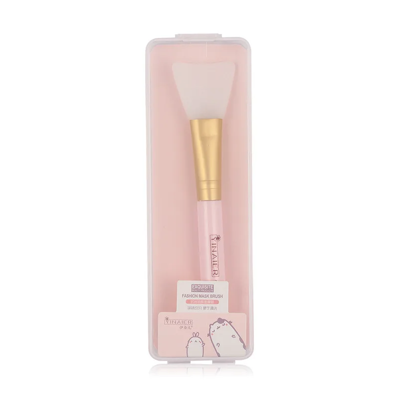 01 Light pink Новинка, 3 стиля, профессиональная силиконовая маска, кисти для лица, маски для лица, домашний идеальный макияж, мягкая силиконовая кисть, инструменты для ухода за кожей, maquiagem - Цвет: 01 Light pink