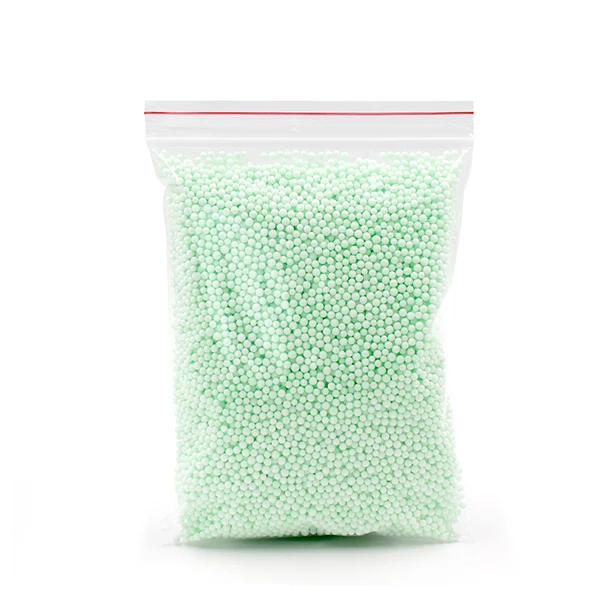 Биг-бэг дополнение для slime теплые Цвет Снег Грязь частиц DIY Аксессуары Подвески крошечные пены шарики слизи шары игрушки для лепки поставки - Цвет: Green