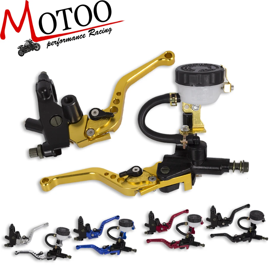 Универсальный тормозной рычаг Motoo Racing с ЧПУ сцепления для мотоцикла 22 мм комплект