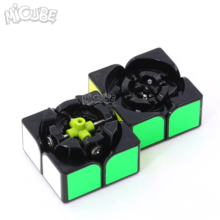 Mofangge Wuxia M 2x2 Магнитная Скорость Cube Черный Stickerless головоломки 50 мм игрушки для конкурса Cubo WCA чемпионата 2x2 по магниты