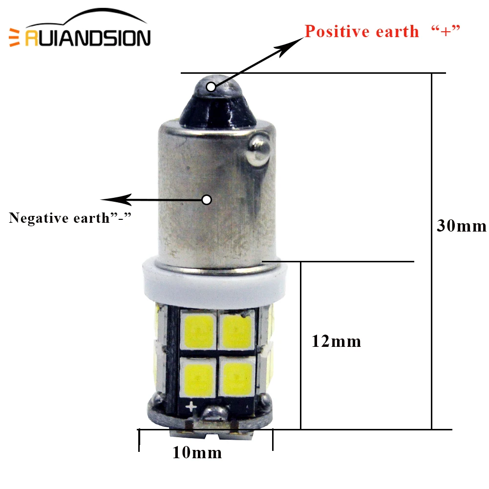 10 шт. BA9S BAX9s H21W BAY9s 20smd 2835 автомобильные светодиодный ные лампы для заднего хода