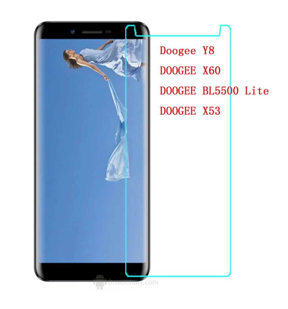 Для Doogee Y8 Y 8 закаленное стекло 9H Защитная фотопленка для X60 X53 BL5500 Lite стеклянная