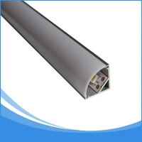 50pcs 1m length aluminium led profile corner free dhl shipping led strip aluminum channel housing item no la lp12a