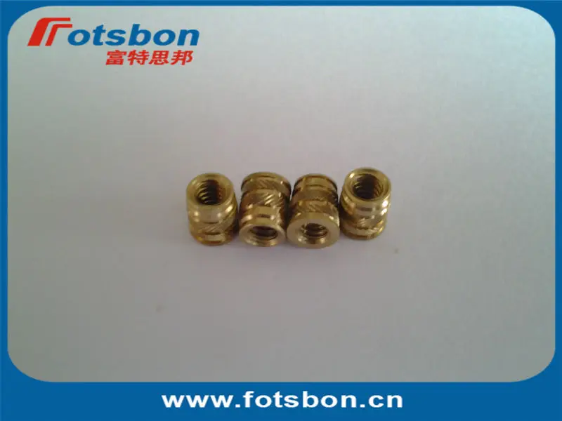 

IUC-M8-2 Tapered Thru-threaded insert ,SUS303,nature,PEM standard ,Made in China, in stock,knurled nuts,used in plastic