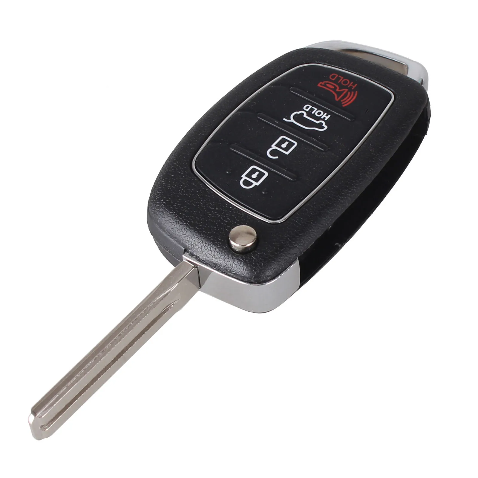 Раскладной чехол KEYYOU с 4 кнопками для HYUNDAI Mistra Santa Fe Sonata Tucson Accent I30 I40 I45|for hyundai key|case
