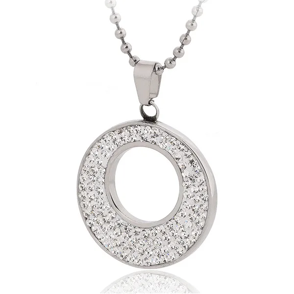 

316 Stainless Steel Crystal Pendant Fashion necklaces for women 2016
