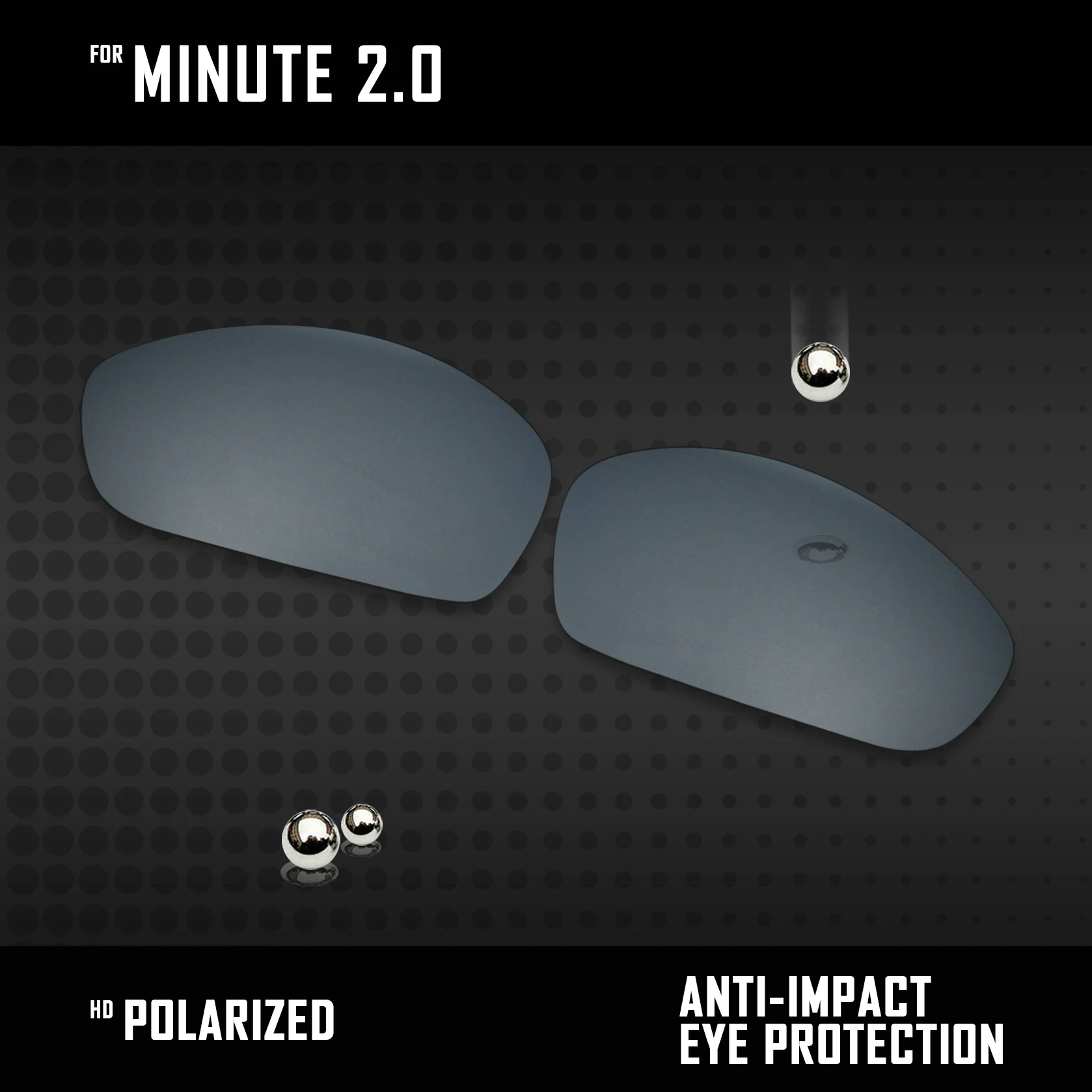Замена линз OOWLIT для солнцезащитных очков Oakley Minute 2 0 Поляризованные разные