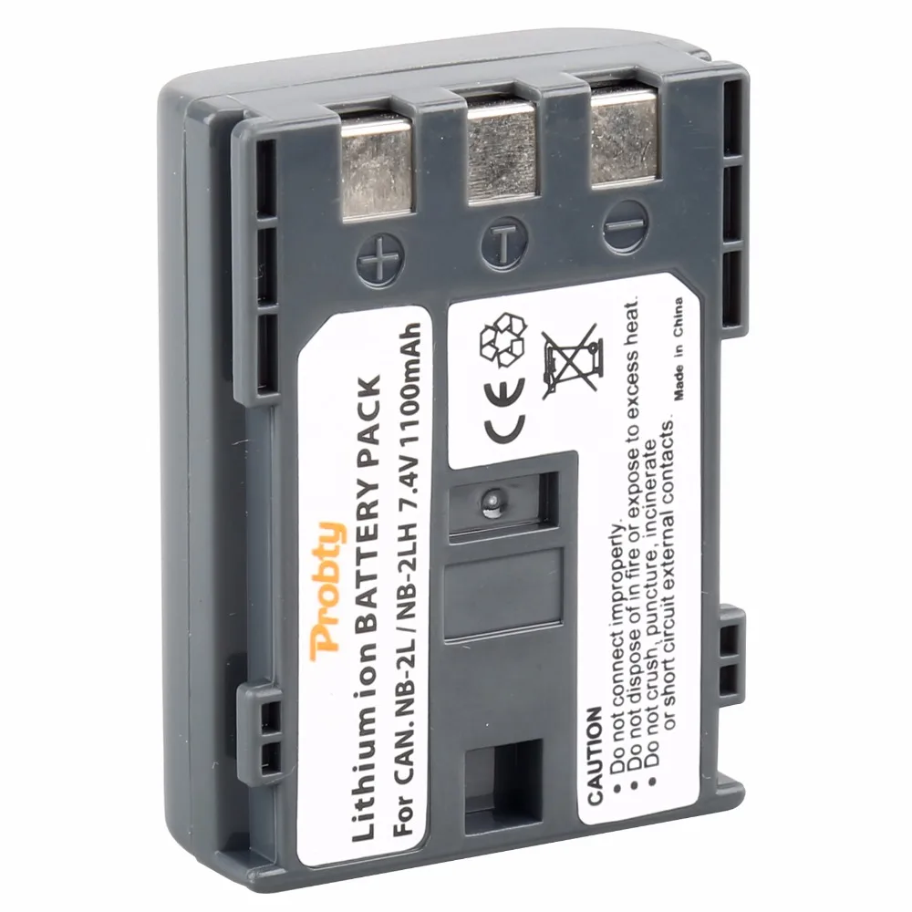 For Canon NB-2L NB-2LH NB-2L12 NB-2L14 NB-2L24 PowerShot G7 G9 S70 S80 DC410 VIXIA HF R10 R100 EOS 350D 400D Digital Rebe | Электроника