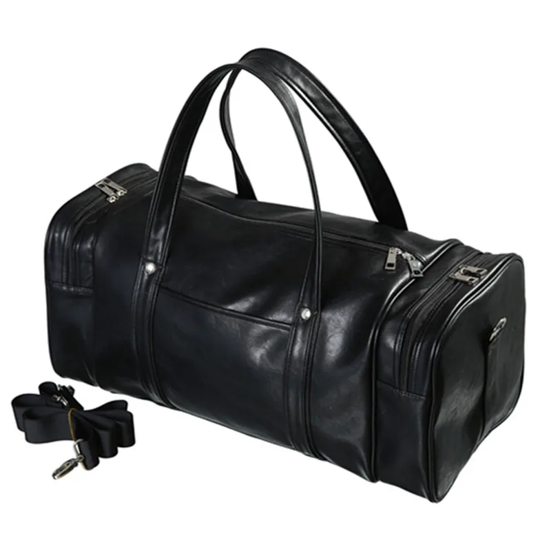 New Casual Leather Travel Bags Luxury Men Large Capacity Portable Male Shoulder Bag Men's Handbags Vintage Outdoor Duffle | Багаж и